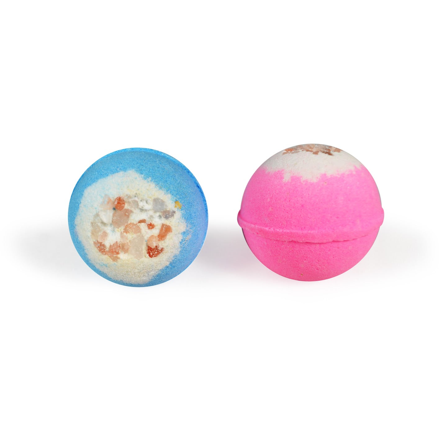 Pastel Round Pink Salt Topping Bath Bomb