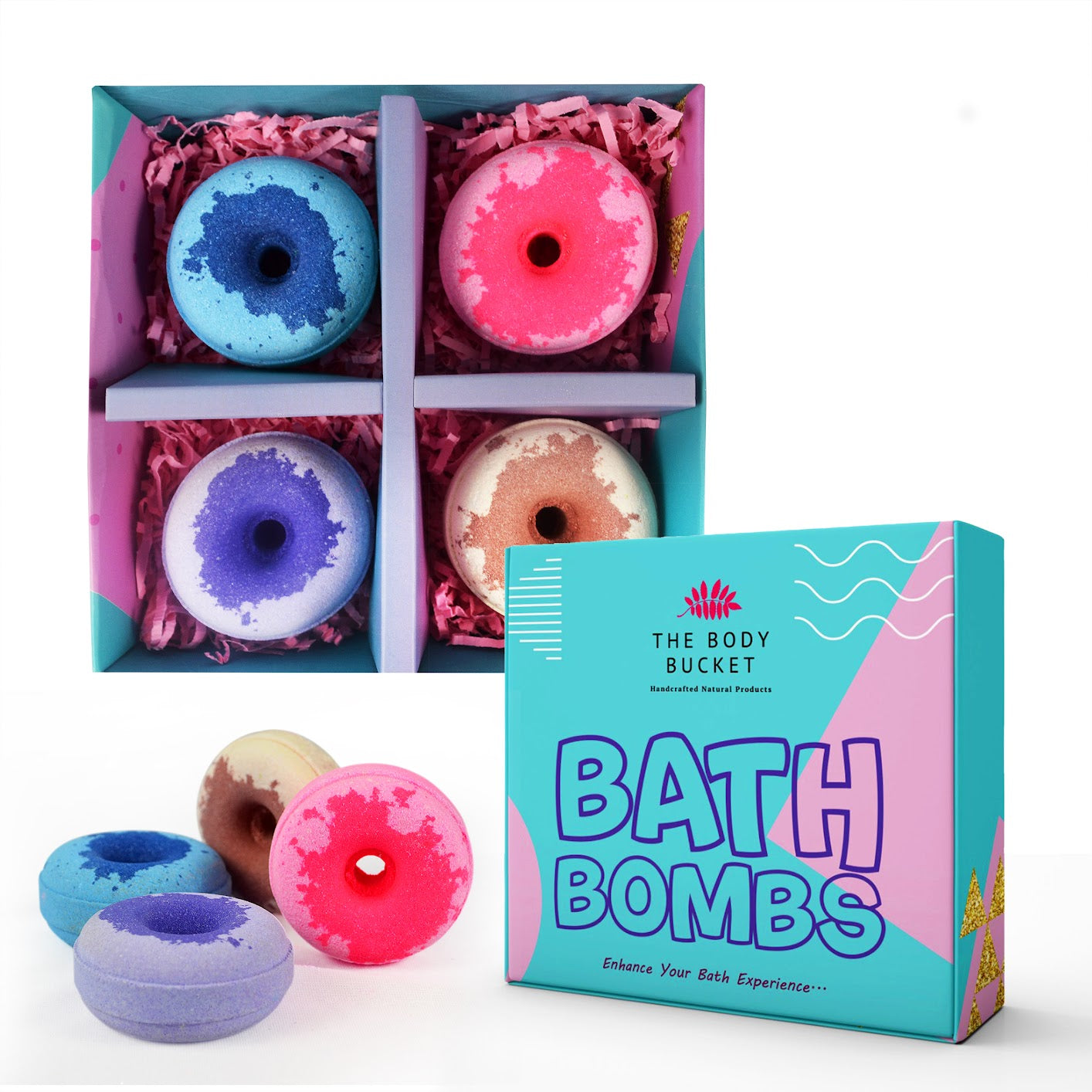 Double Shade Donut Bath Bomb