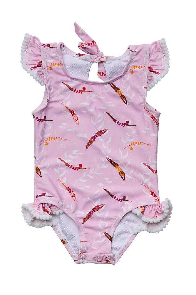 DIVING DIVA FRILL SWIMSUIT