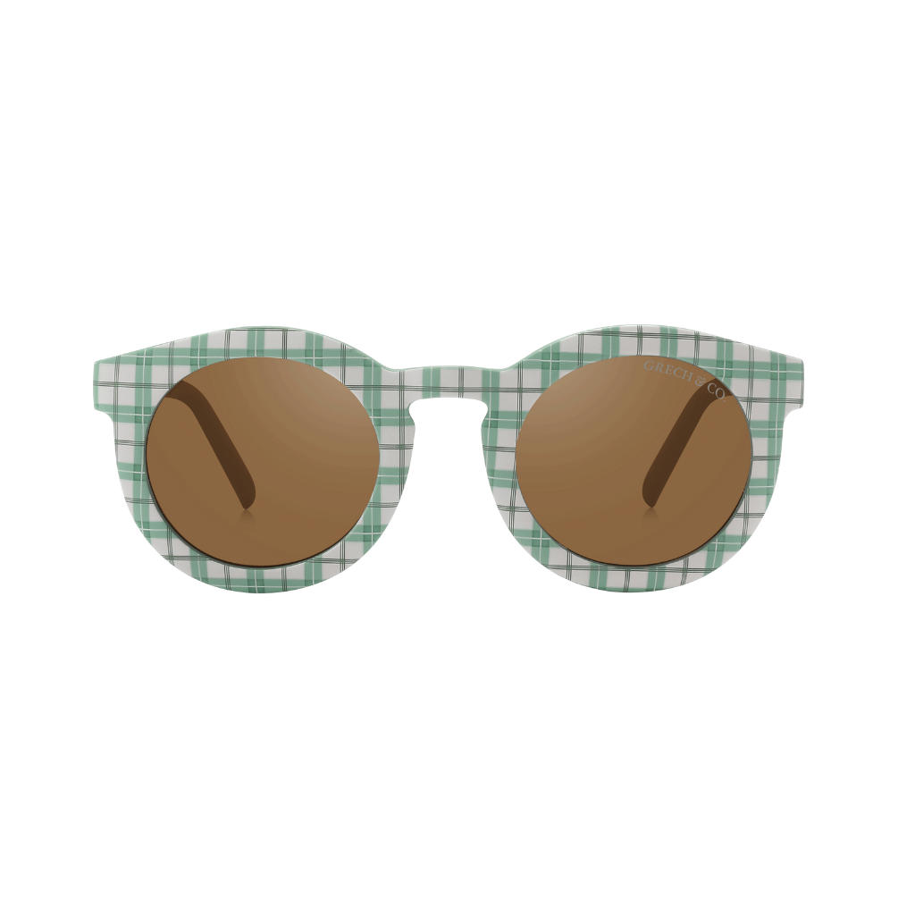 Classic: Bendable & Polarized Sunglasses Baby | Fern Plaid