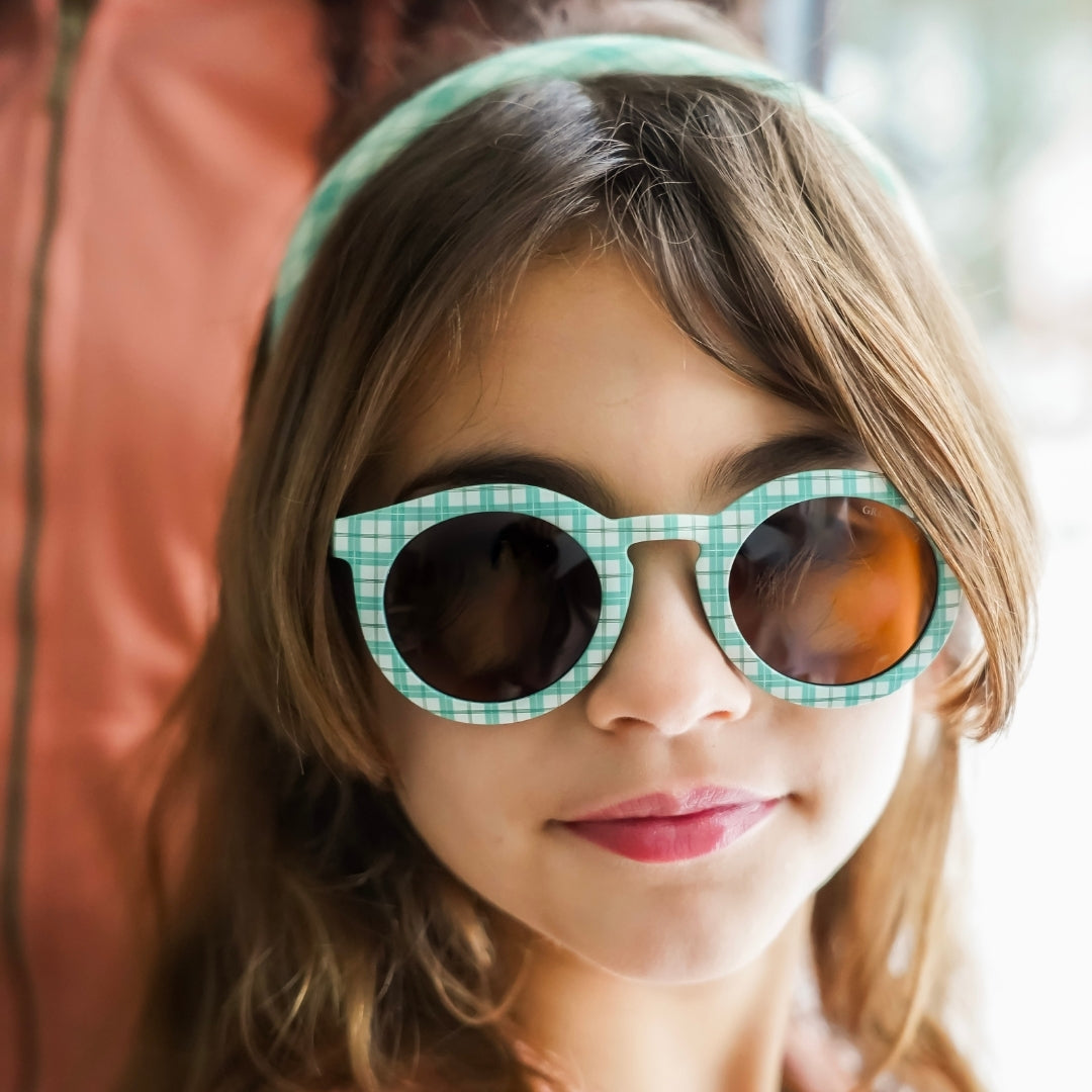 Classic: Bendable & Polarized Sunglasses Child | Fern Plaid
