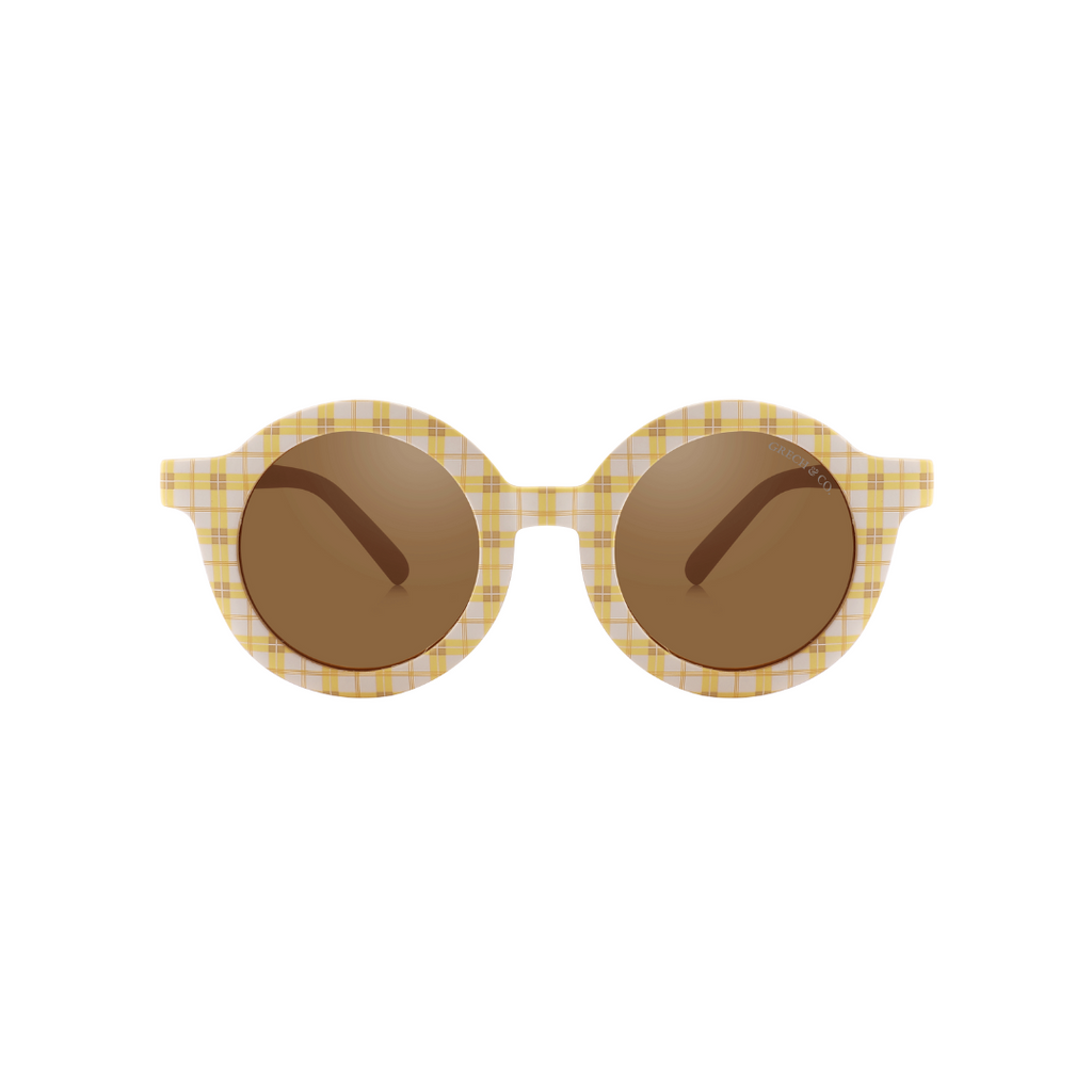 Original Round | Bendable & Polarized Sunglasses - Buckwheat Plaid
