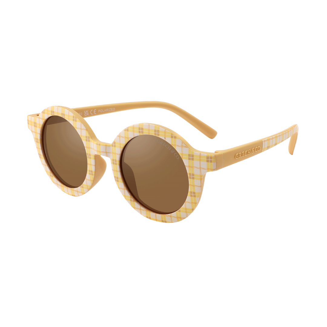 ORIGINAL ROUND | BENDABLE & POLARIZED SUNGLASSES - BUCKWHEAT PLAID