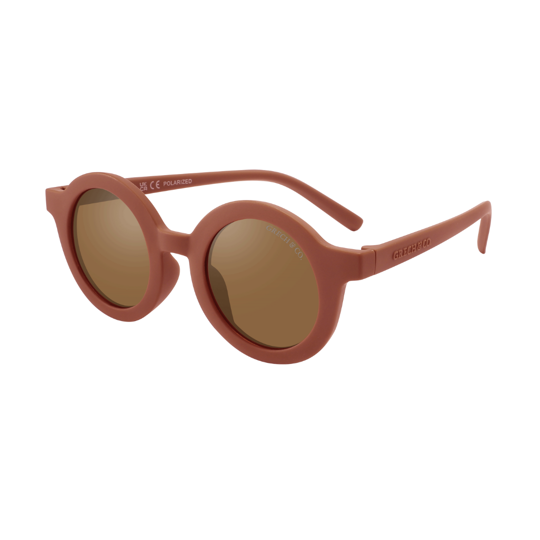 ORIGINAL ROUND | BENDABLE & POLARIZED SUNGLASSES - CINNAMON