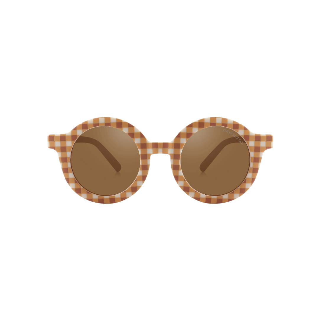 ORIGINAL ROUND | BENDABLE & POLARIZED SUNGLASSES - SIENNA GINGHAM