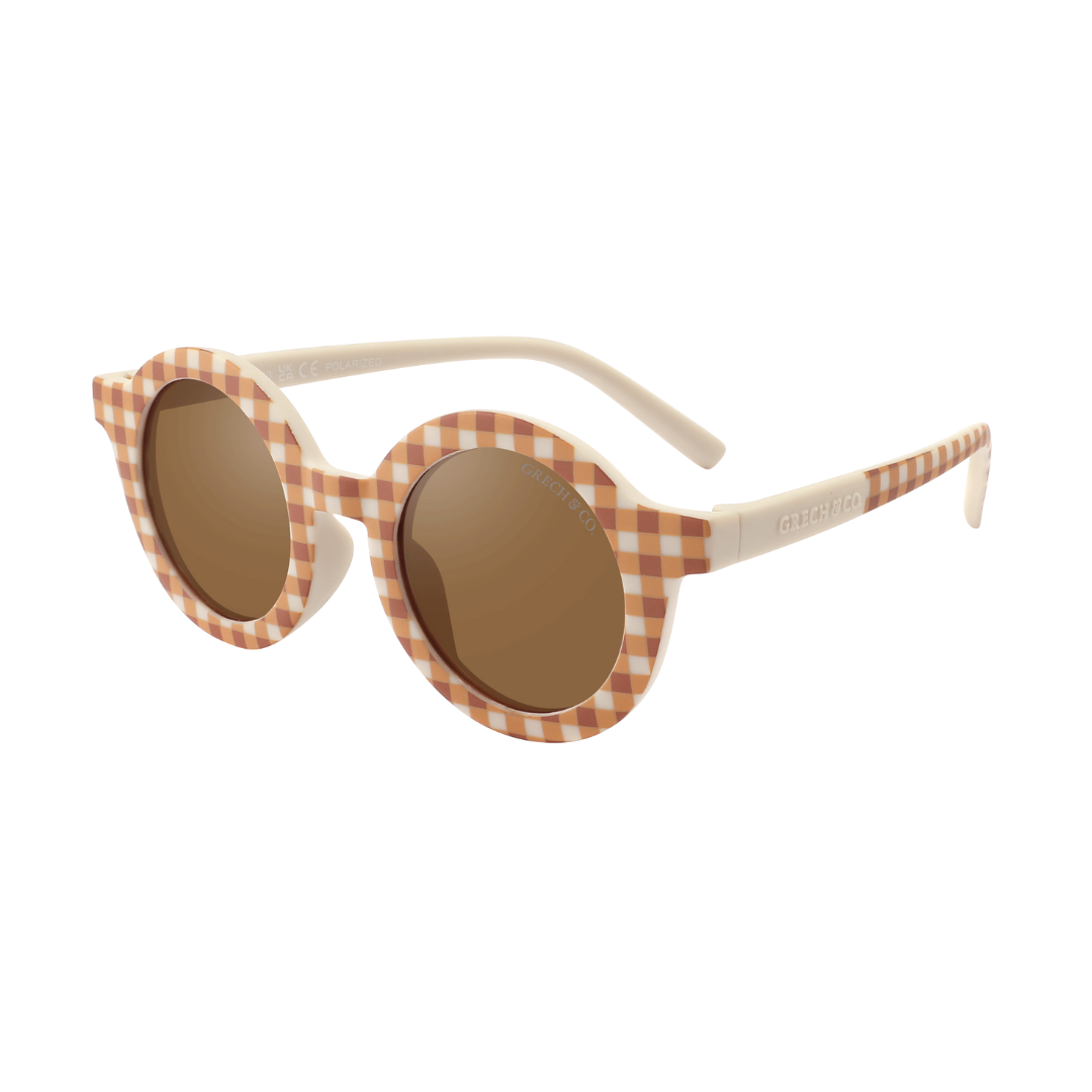 ORIGINAL ROUND | BENDABLE & POLARIZED SUNGLASSES - SIENNA GINGHAM