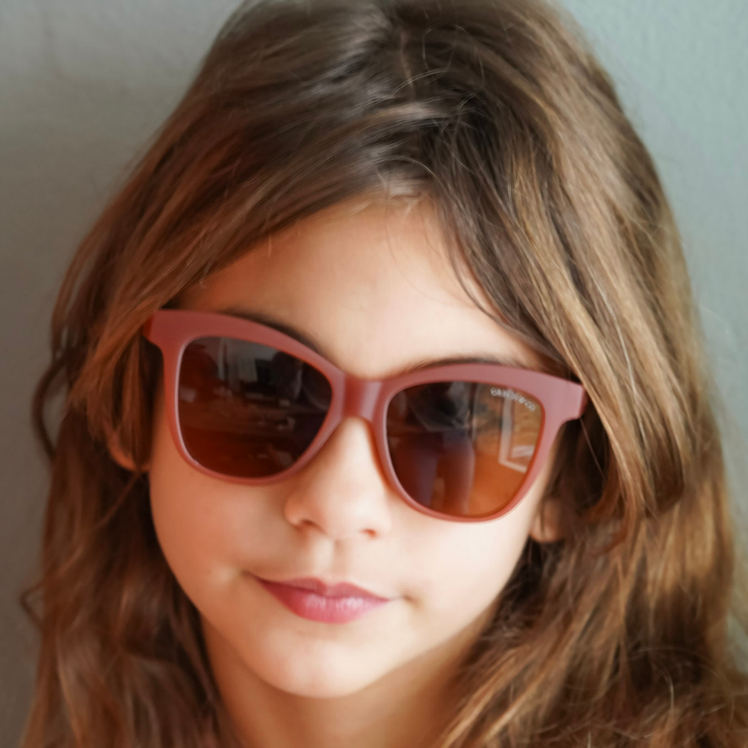 Iconic Wayfarer Child | Polarized Sunglasses | Cinnamon