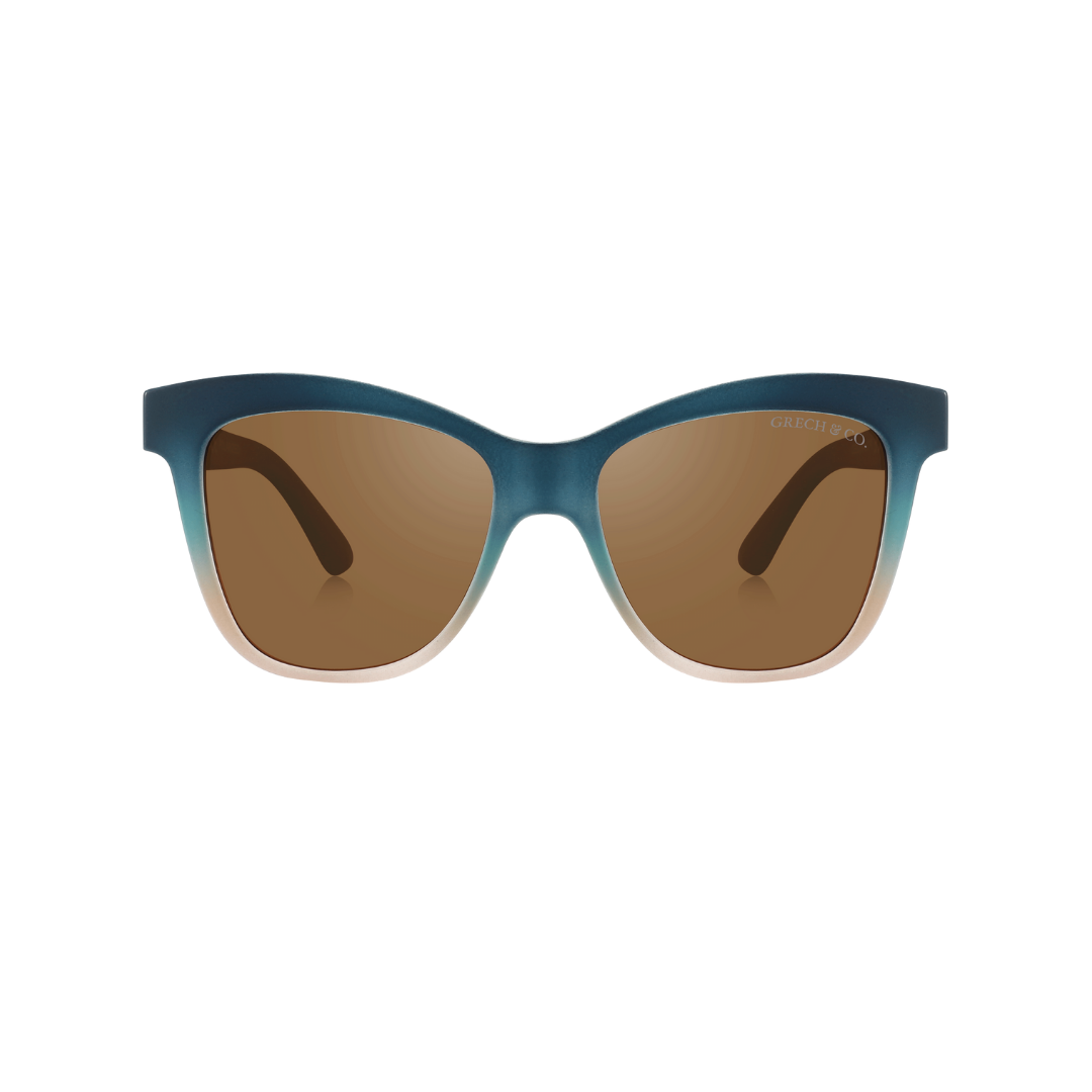 ICONIC WAYFARER OMBRE | POLARIZED SUNGLASSES | DESERT TEAL OMBRE