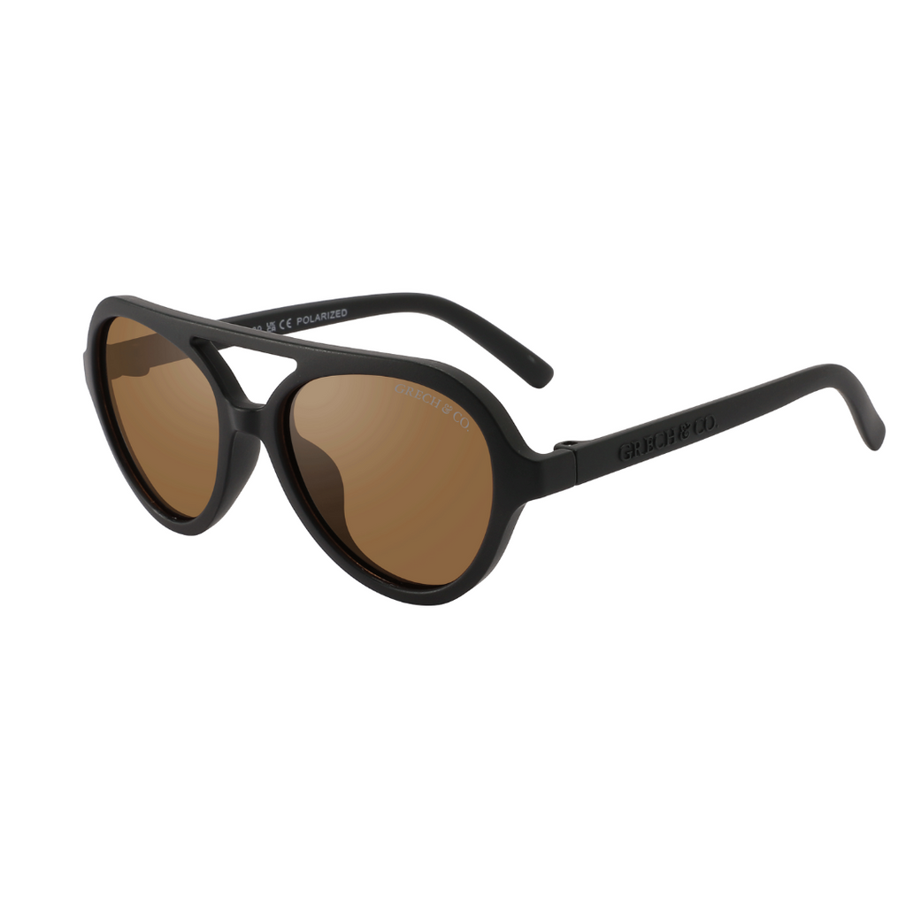 Aviator Child | Polarized Sunglasses | Black