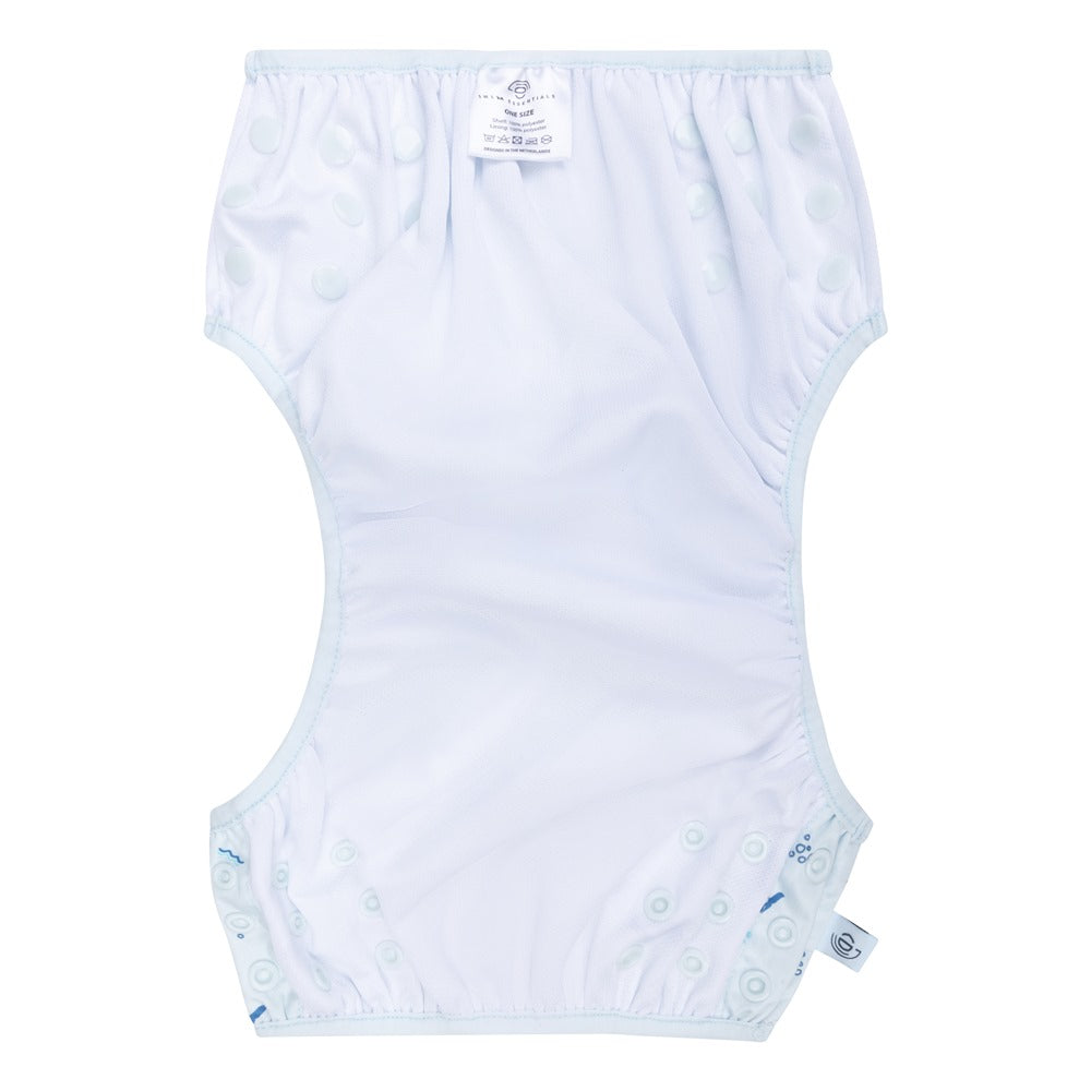 Washable Swim Nappy Whales Print