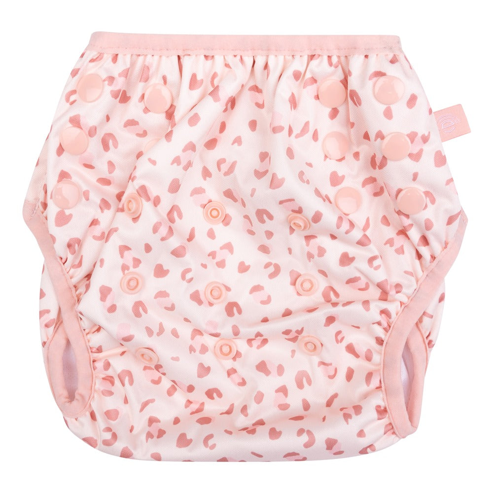 Washable Swim Nappy Old Pink Panther Print
