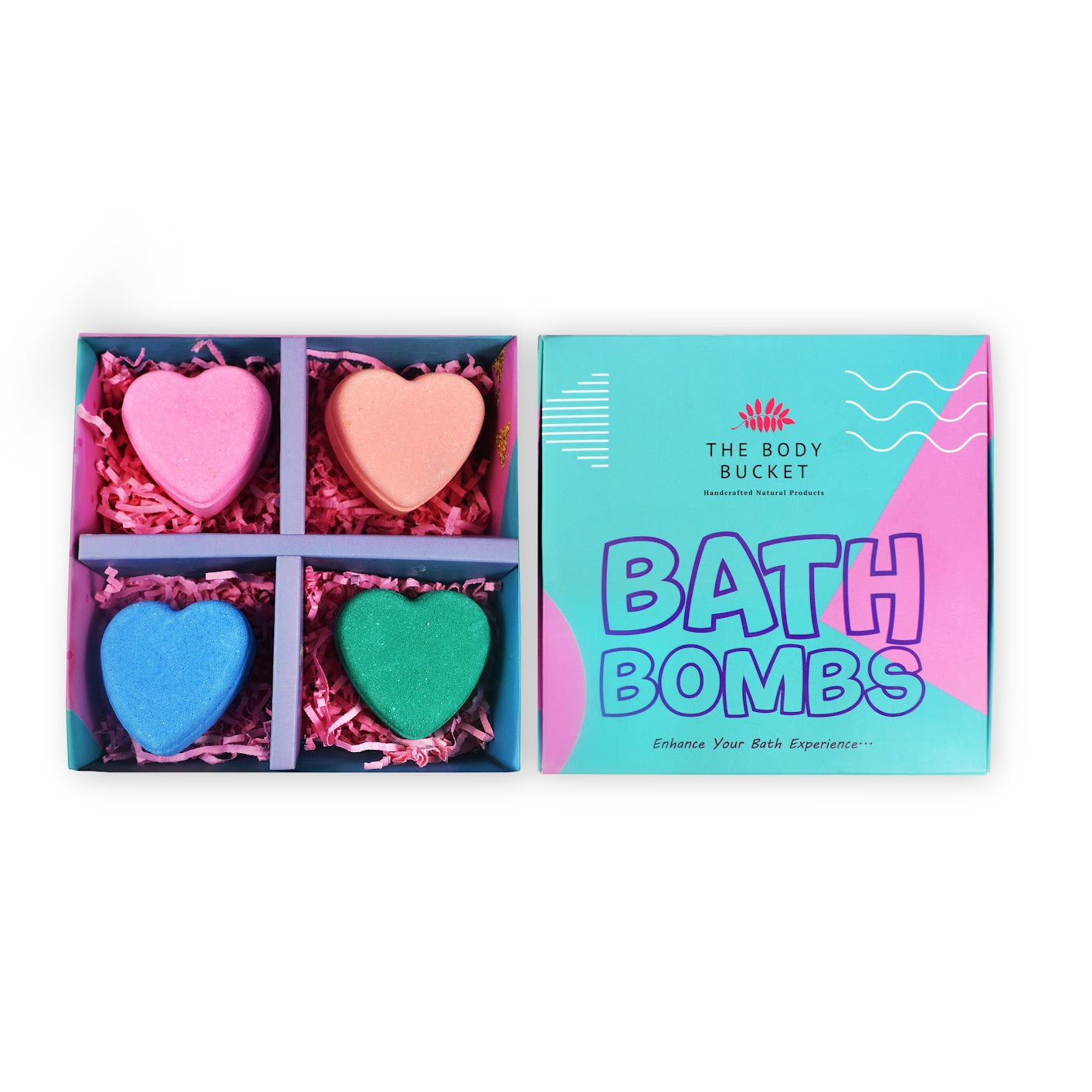 Pastel Heart Bath Bomb