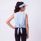 SPRNT Flow Sleeveless Tee Blue White