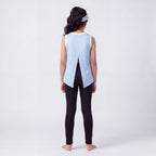 SPRNT Flow Sleeveless Tee Blue White