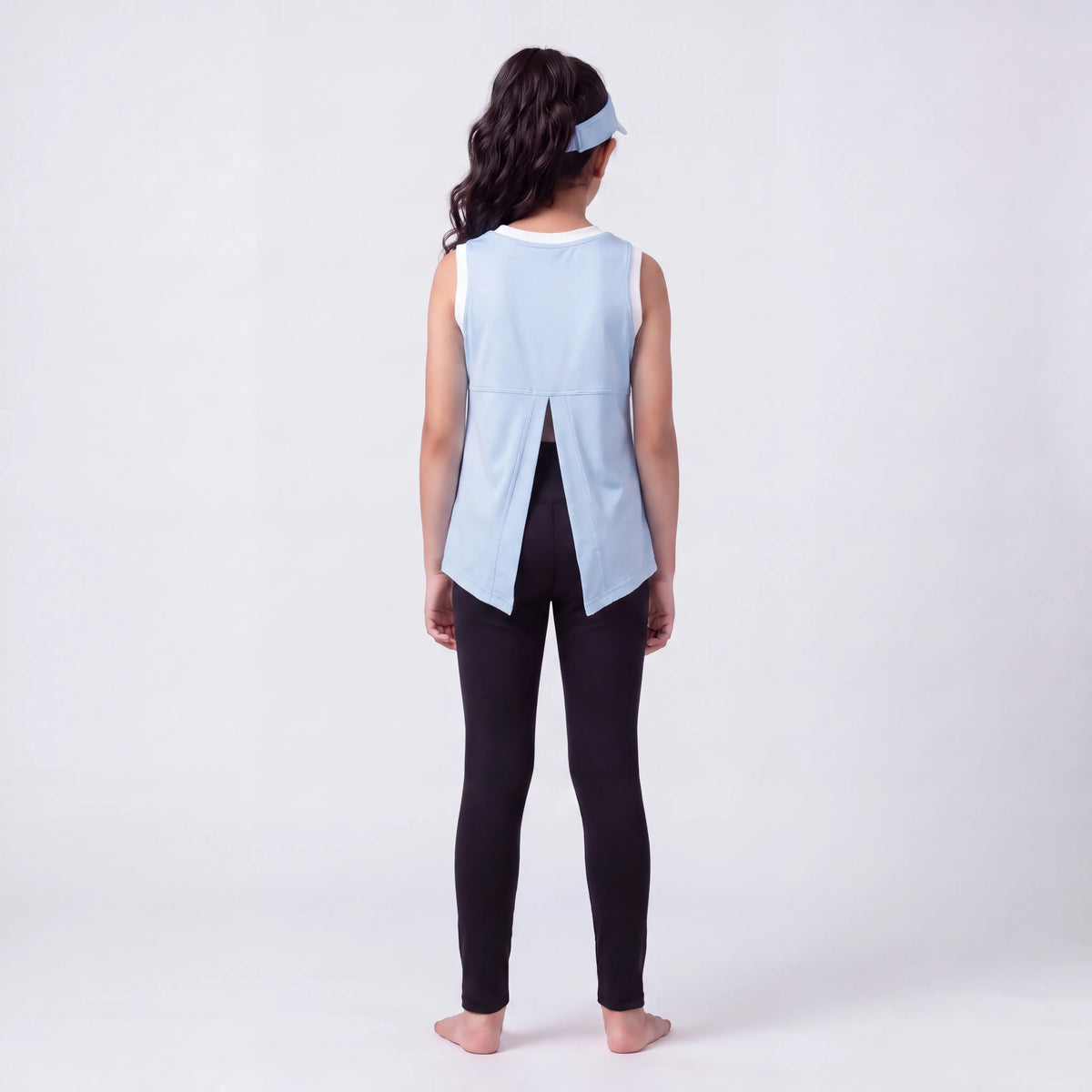 SPRNT Flow Sleeveless Tee Blue White