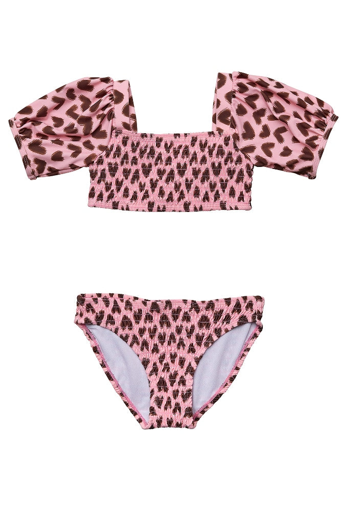 WILD LOVE PUFF SLEEVE BIKINI