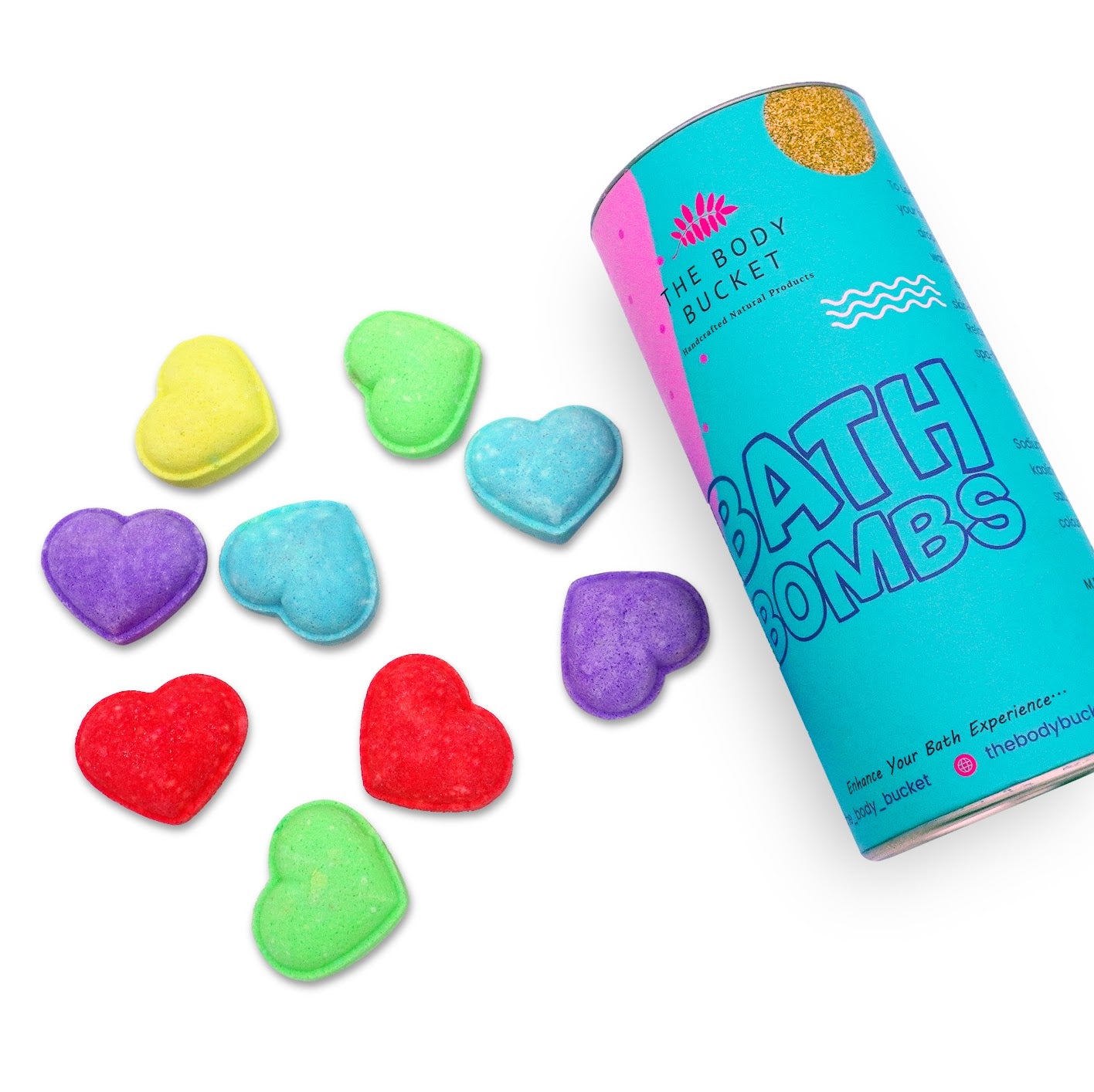 Hearts Mini Bath Bombs