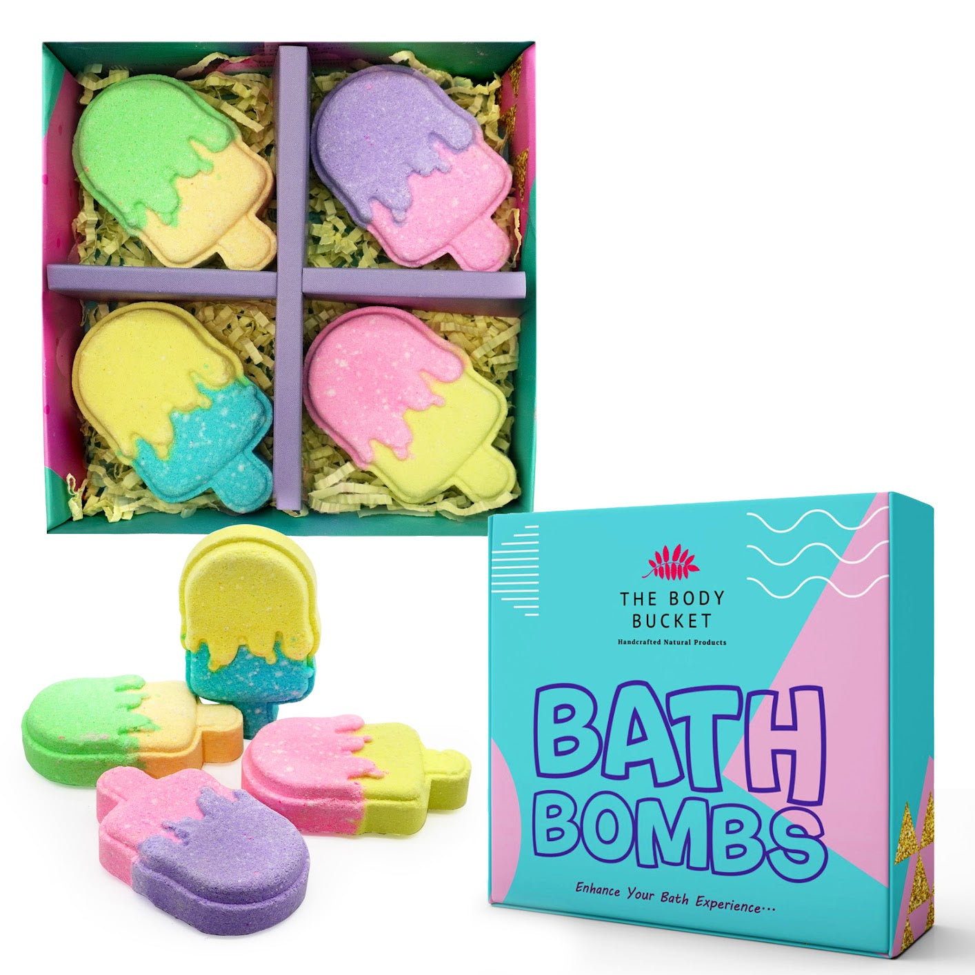 Melted Candy Bath Bombs