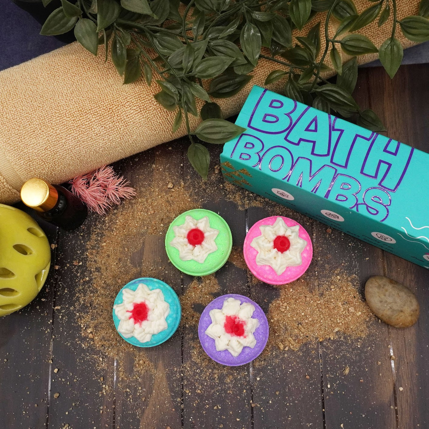 Mini Donut with Frosting Bath Bombs