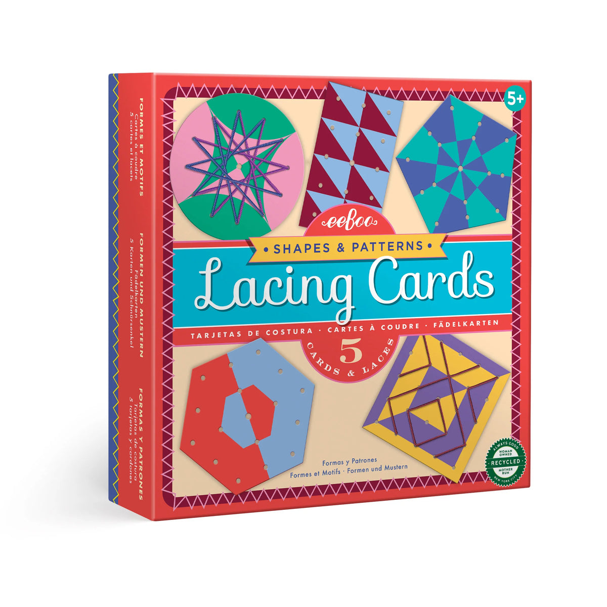 Shapes and Pattern Lacing Cards