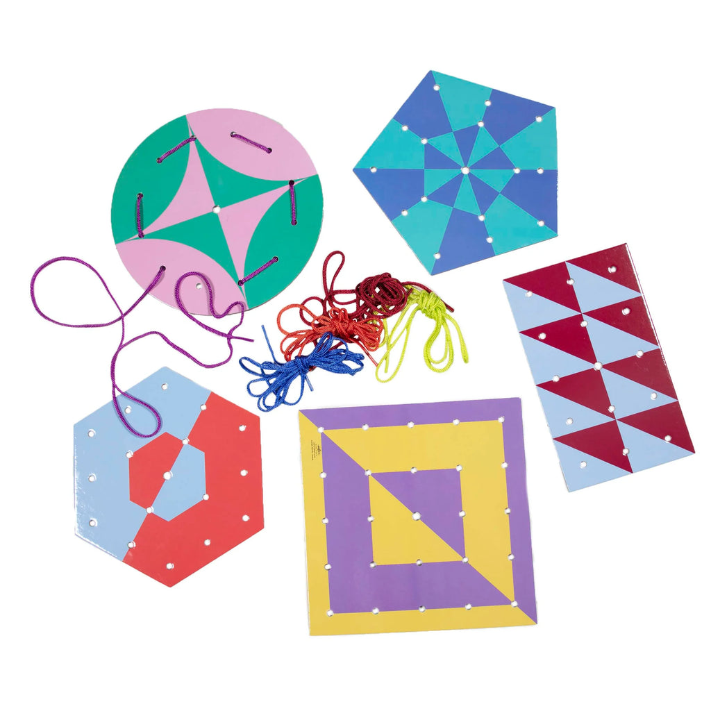 Shapes and Pattern Lacing Cards