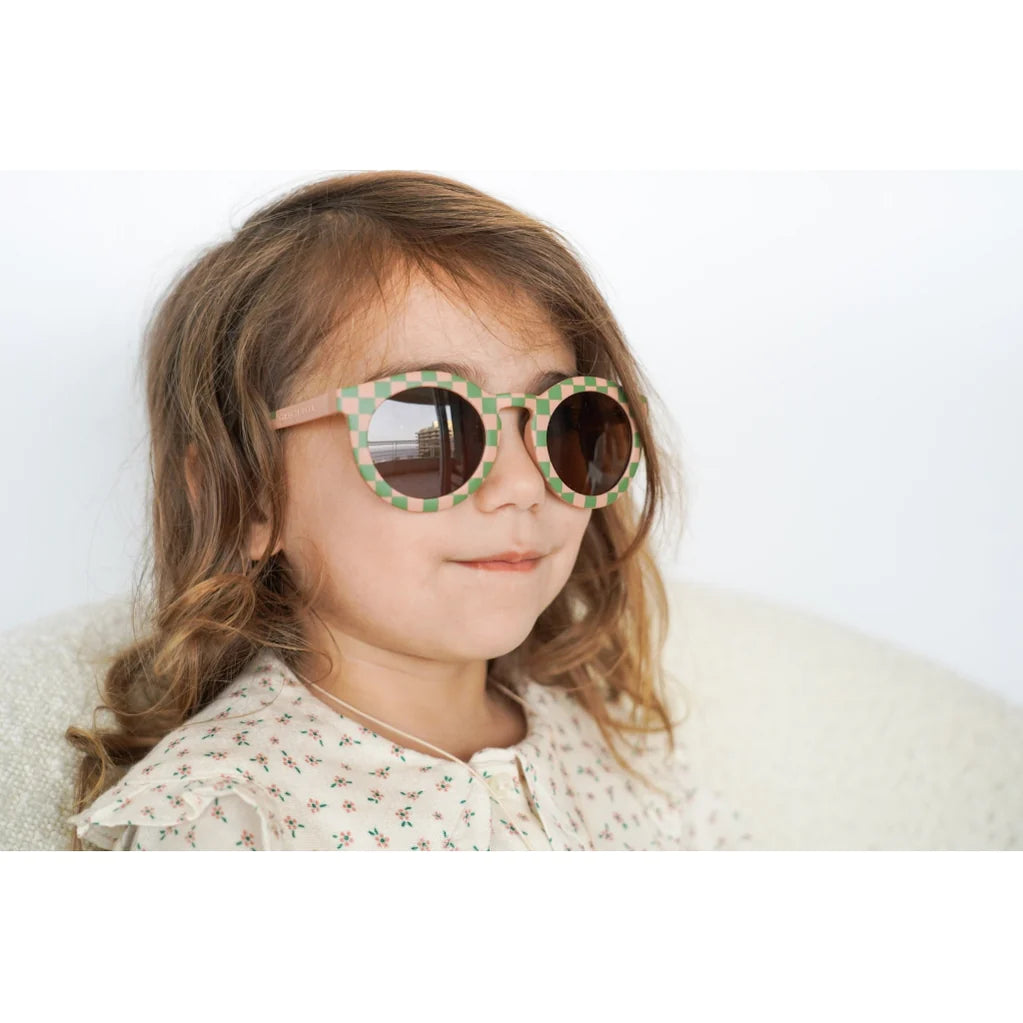 Polarized Baby Sunglasses - Checks Sunset and Orchard