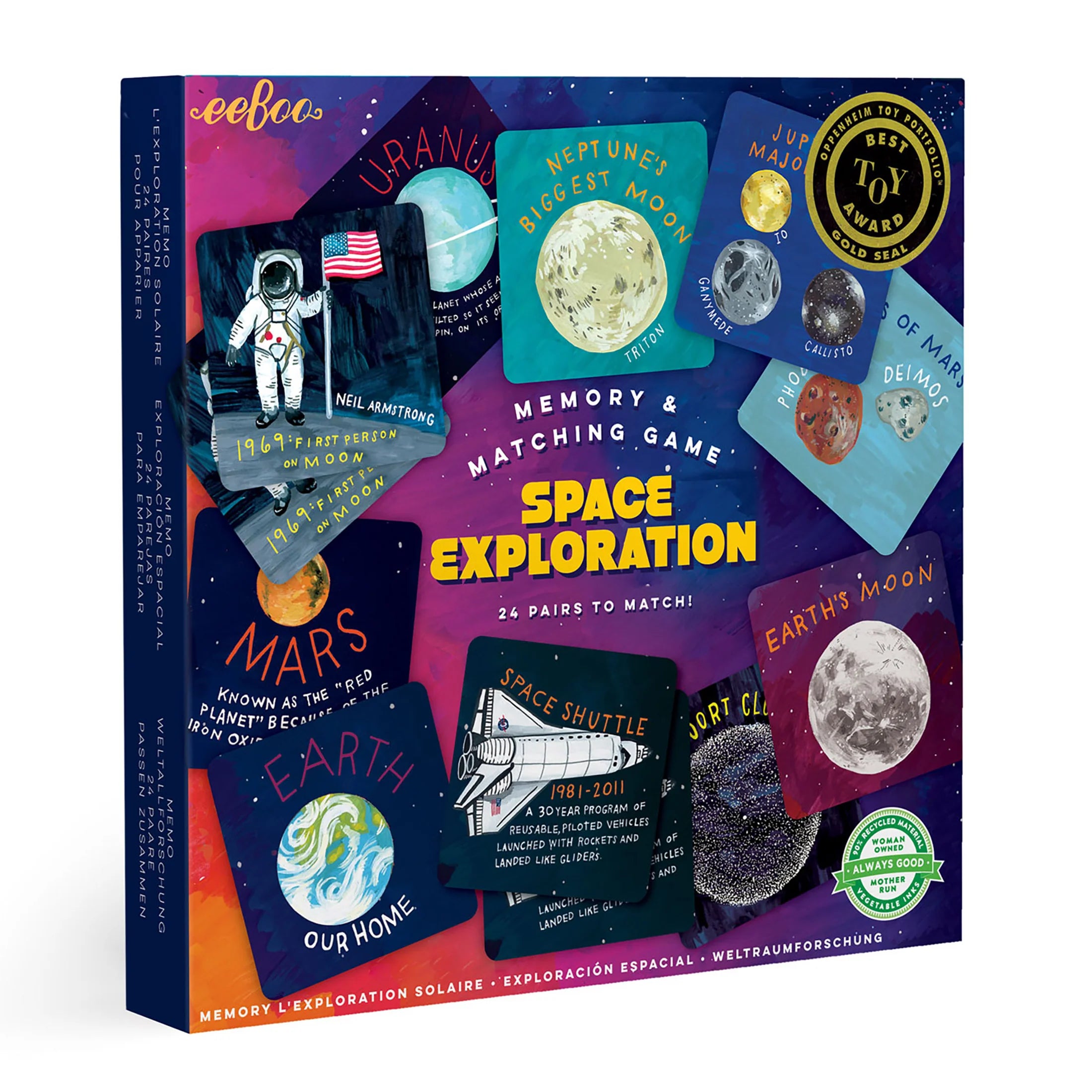 Space Exploration Memory & Matching Little Game