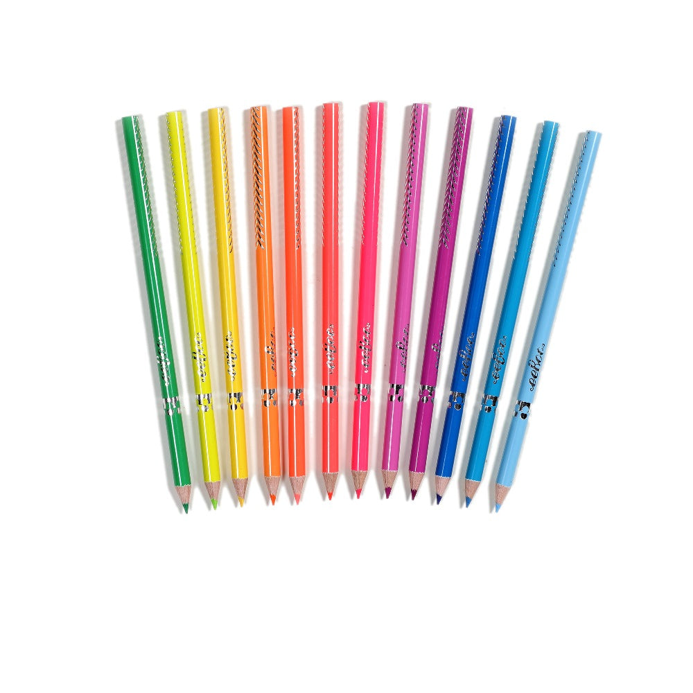 Positivity 12 Fluorescent Pencils