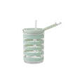 Kids Travel Bottle - Green Stripe
