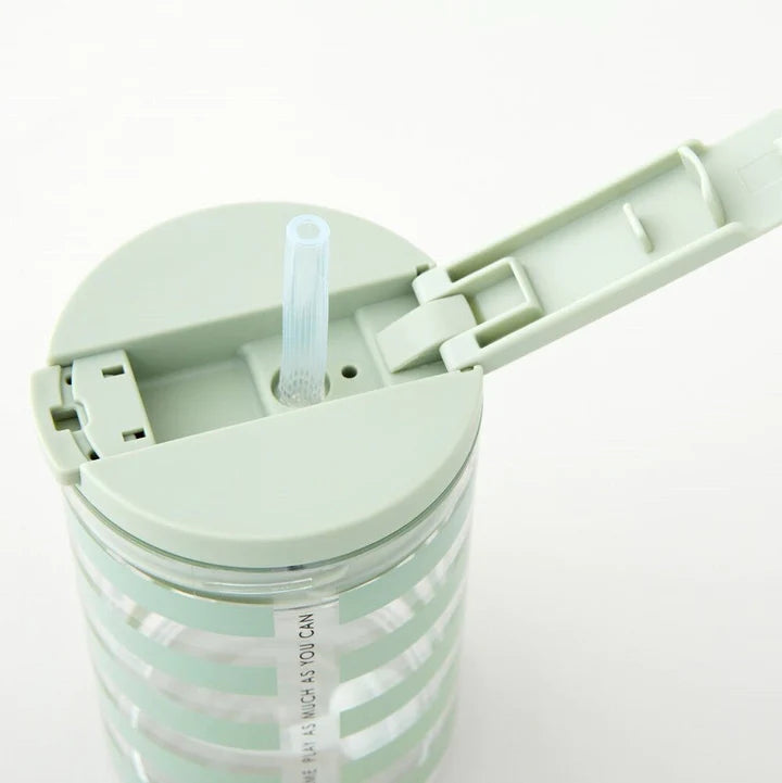 Kids Travel Bottle - Green Stripe