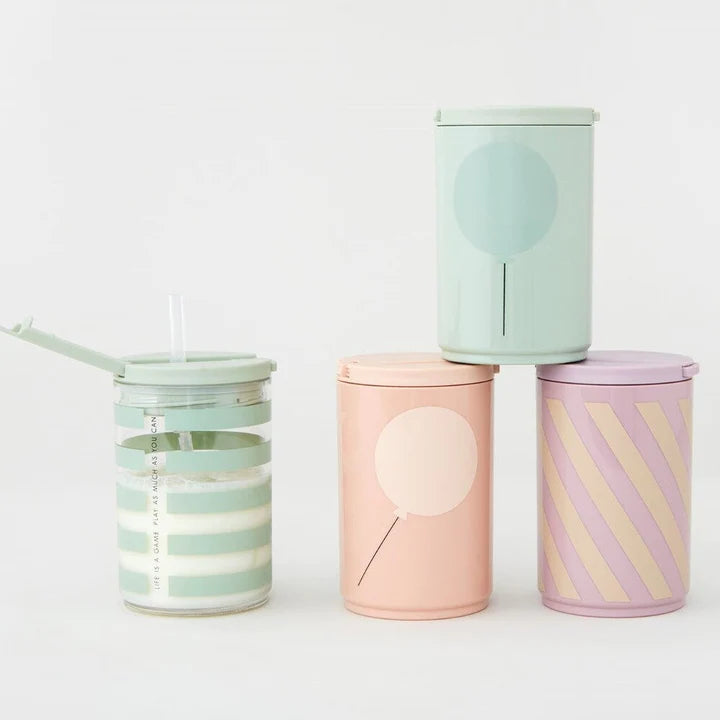 Kids Travel Bottle - Green Stripe