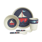 Bamboo Mealtime Set - Anchors Away