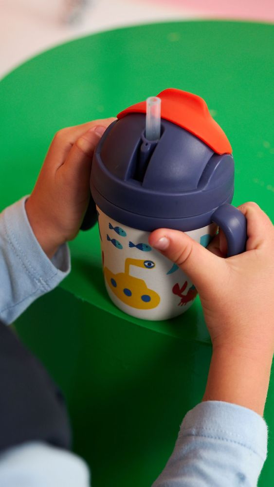 Bamboo Sippy Cup - Anchors Away