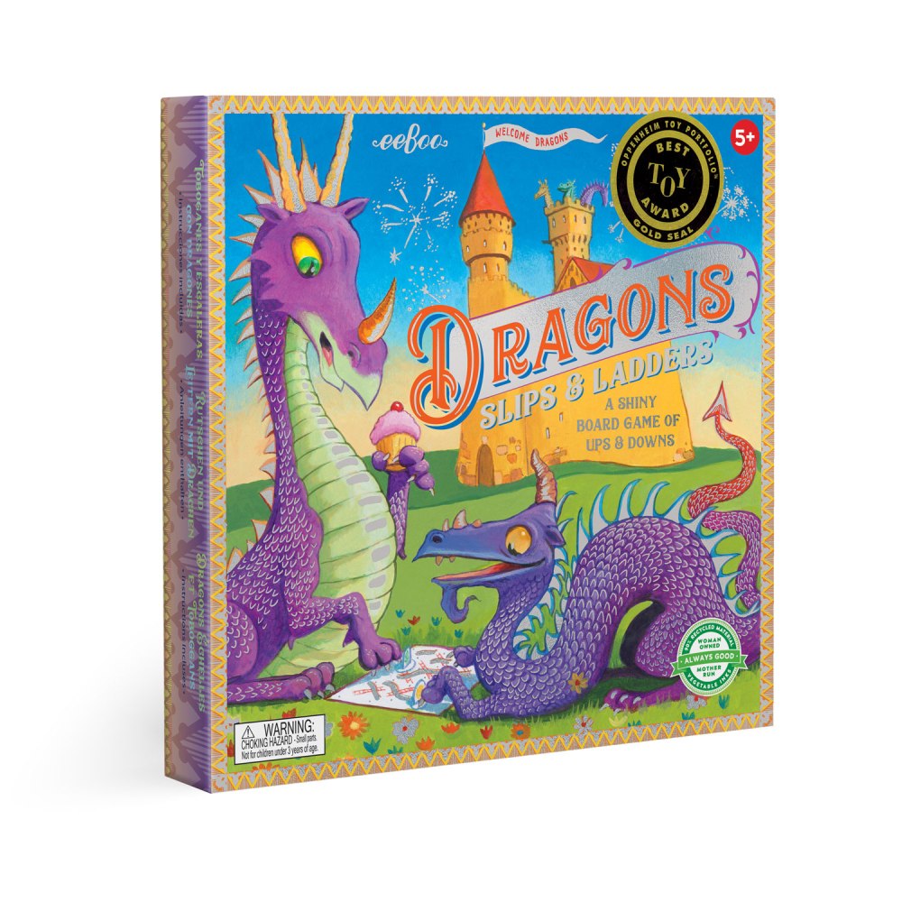 Dragons Slips & Ladders Board Game