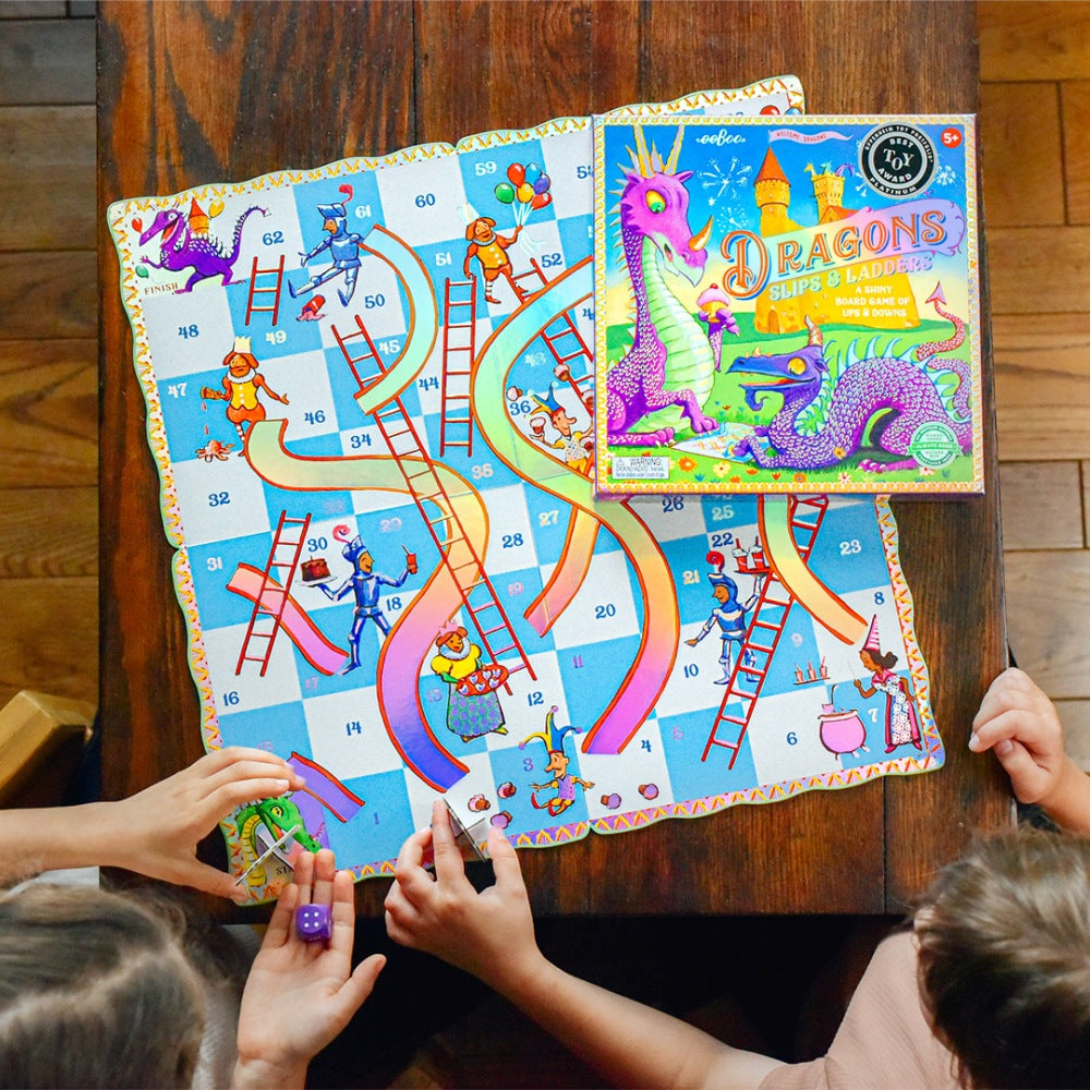Dragons Slips & Ladders Board Game