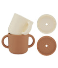 Cups with Lids- Terra & Cream