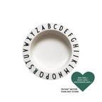 Eat & Learn Plate Set- White