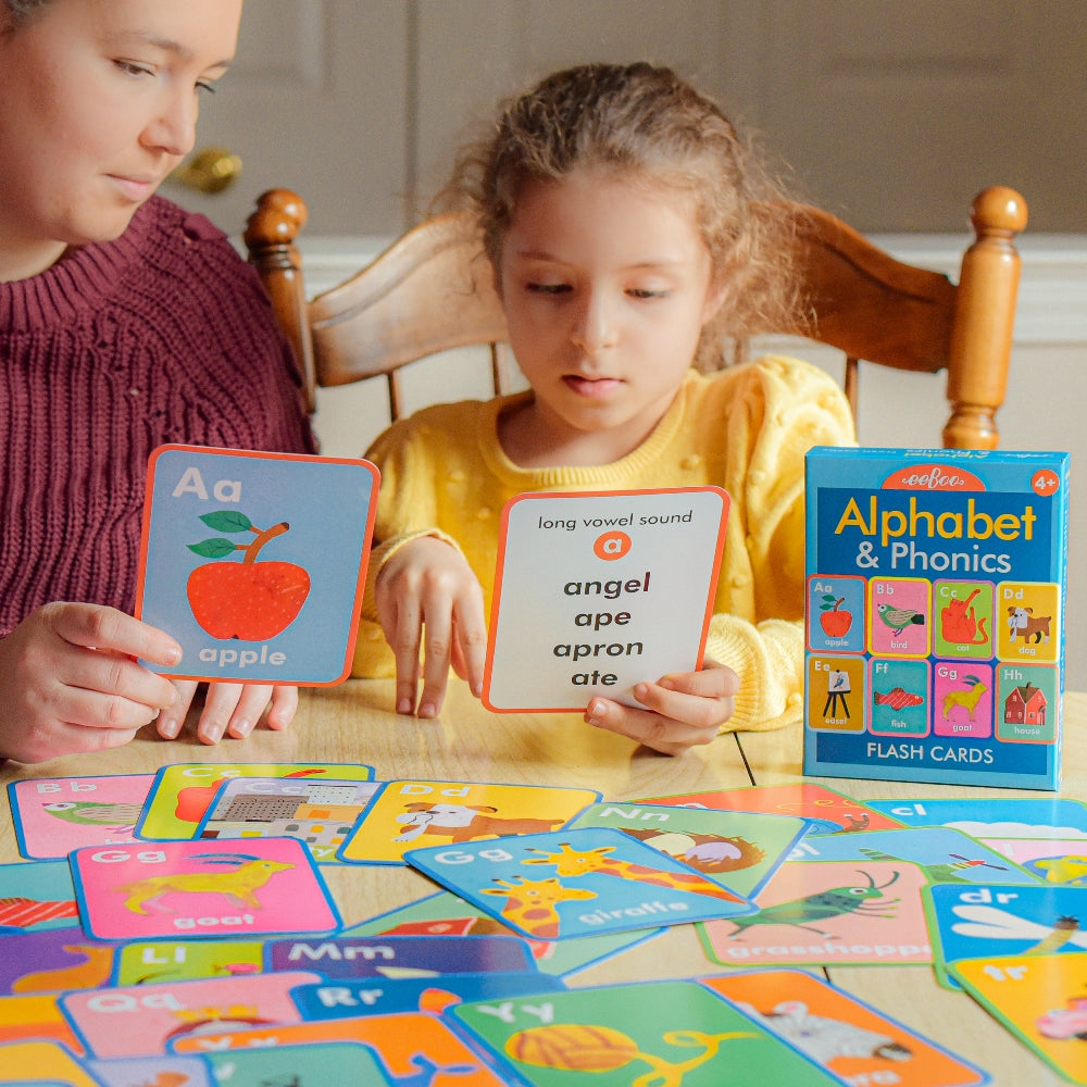 Alphabet & Phonics Flash Cards