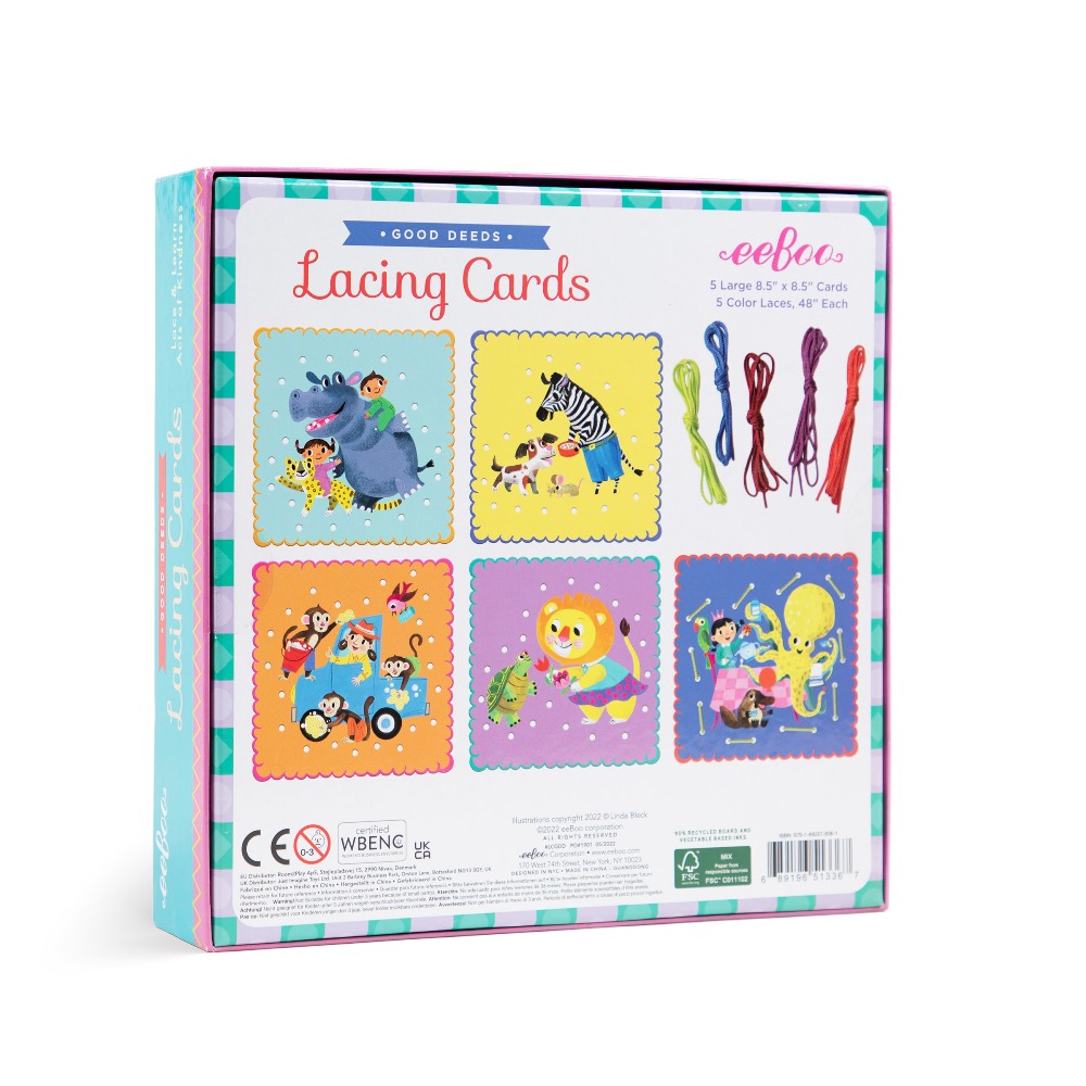 Good Deeds Lacing Cards