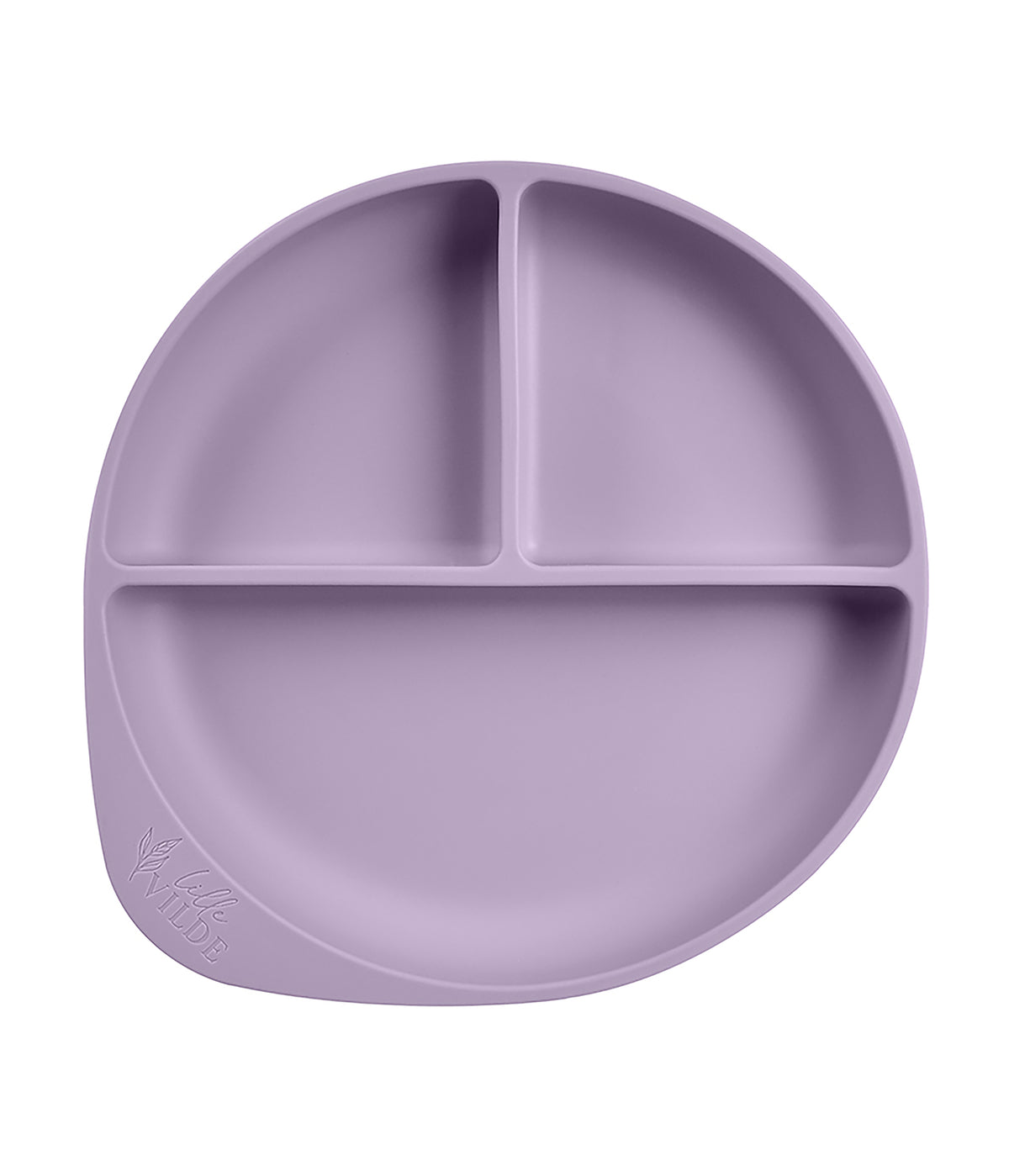 Plate With Suction - Lilac