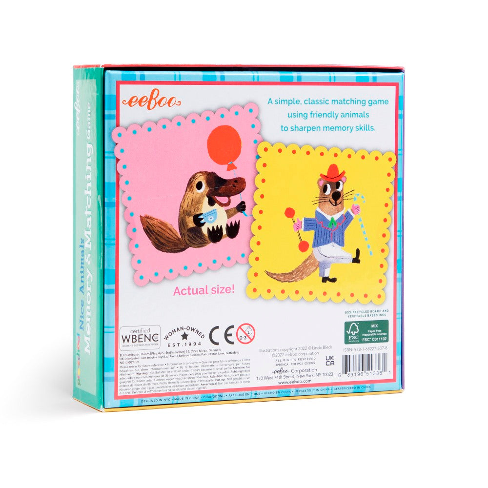 Pre-school Nice Animals Memory Game