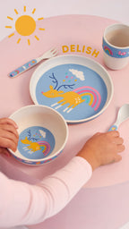 Bamboo Mealtime Set - Rainbow Days