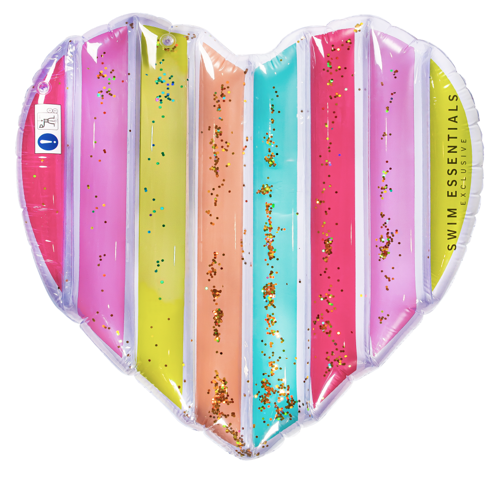 Rainbow Heart Float